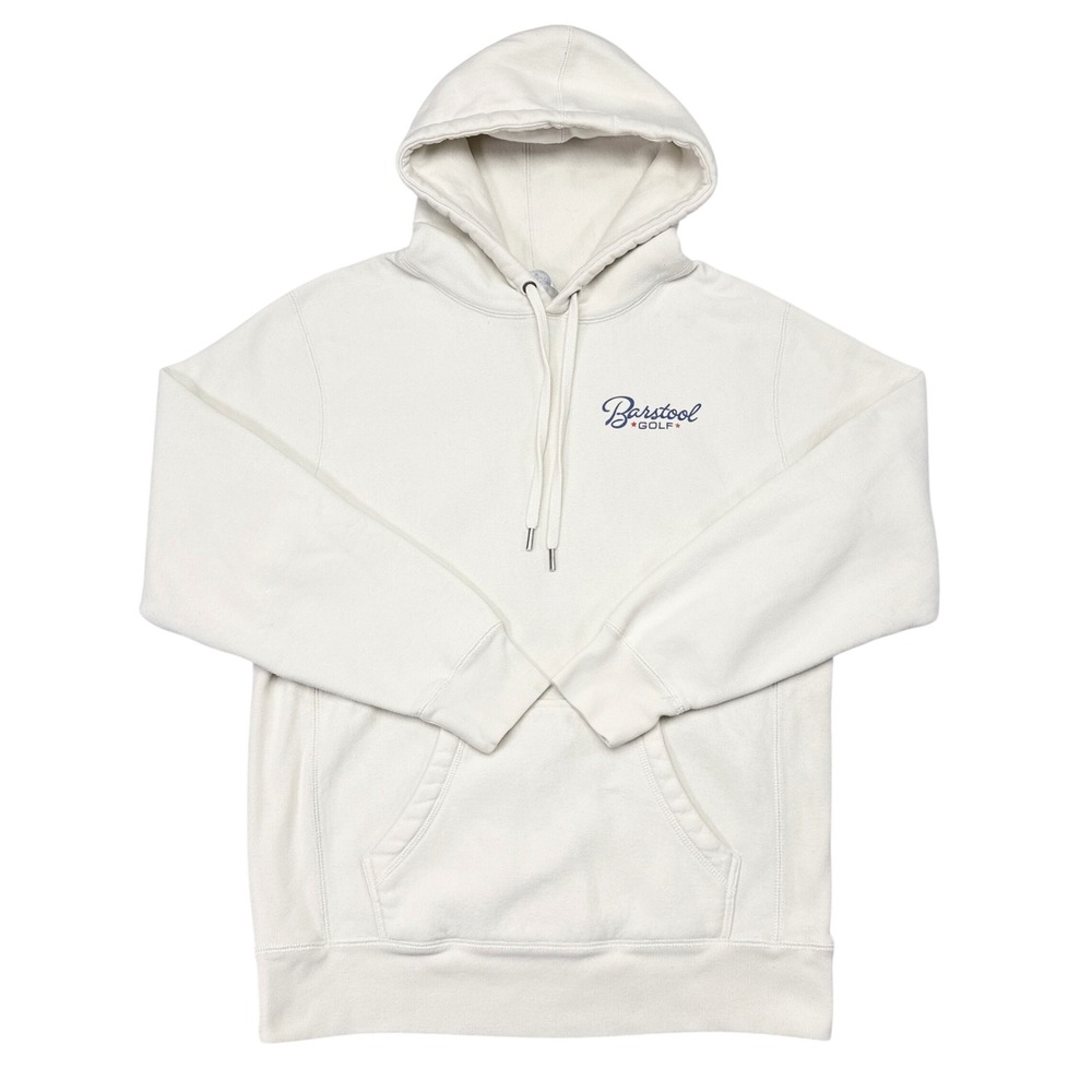 Barstool Sports Golf Sweatshirt Mens Size Medium American Flag Fore Play Hoodie